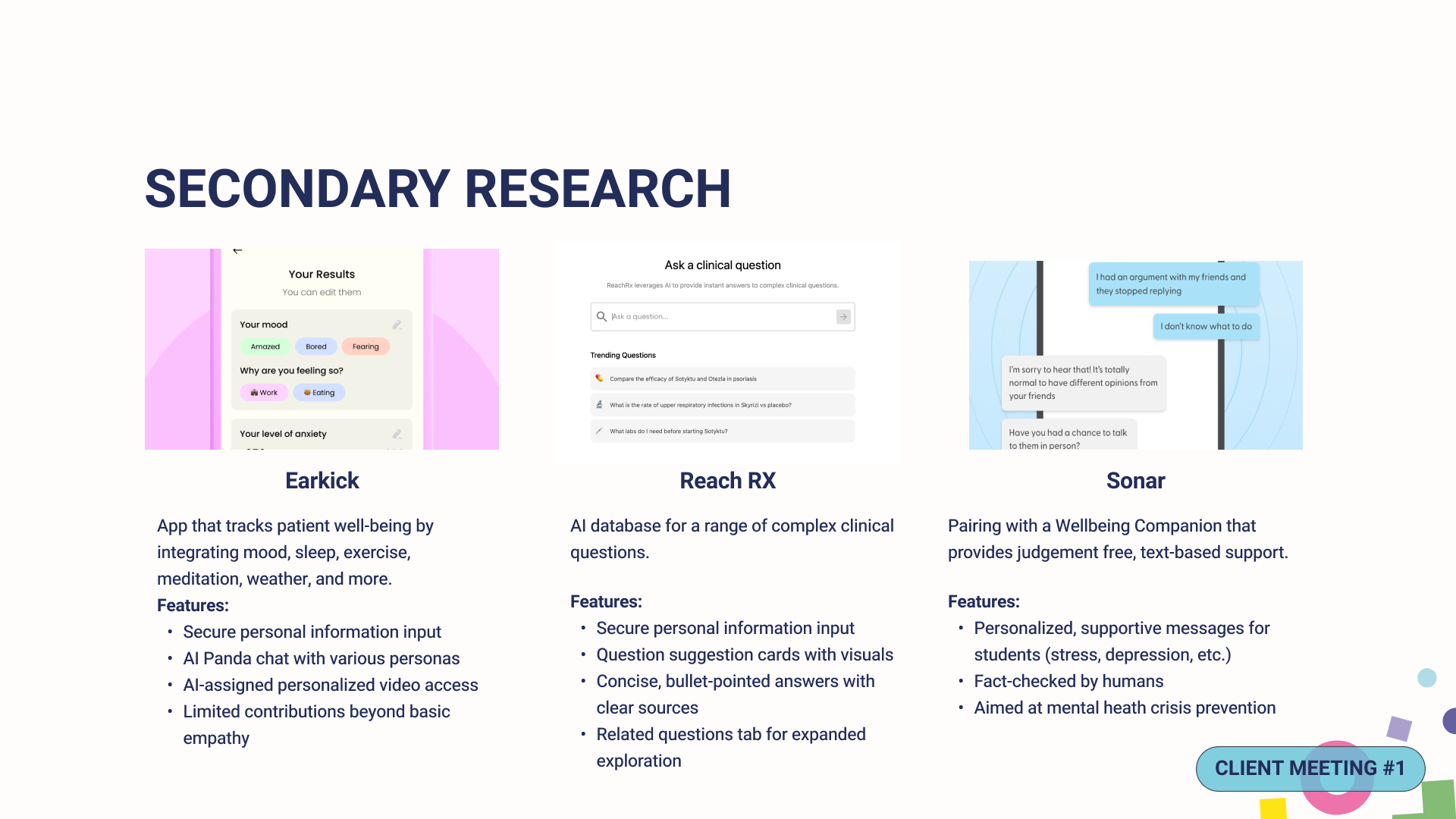 Secondary Research